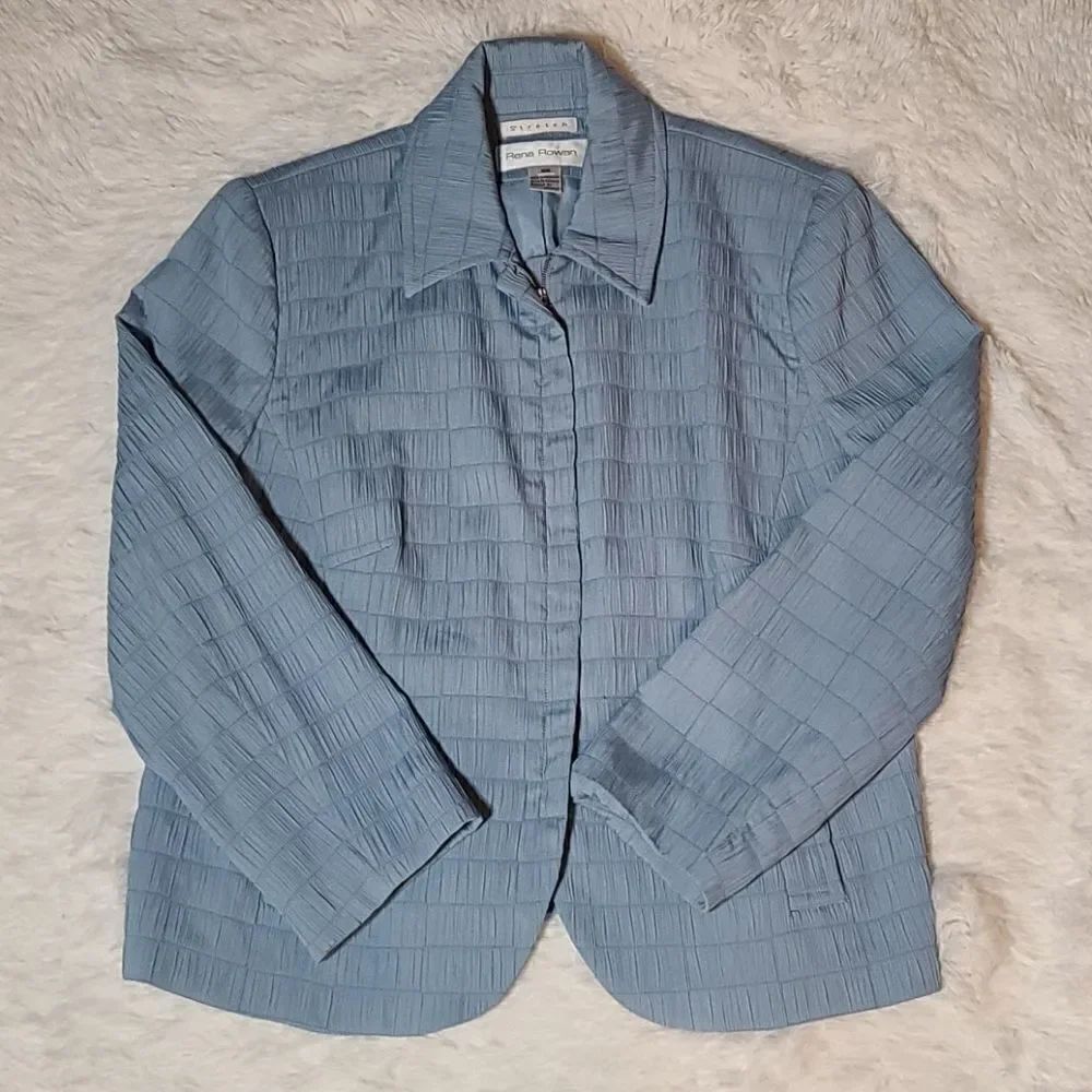 Vintage Rena Rowan Blue Jacket 16W